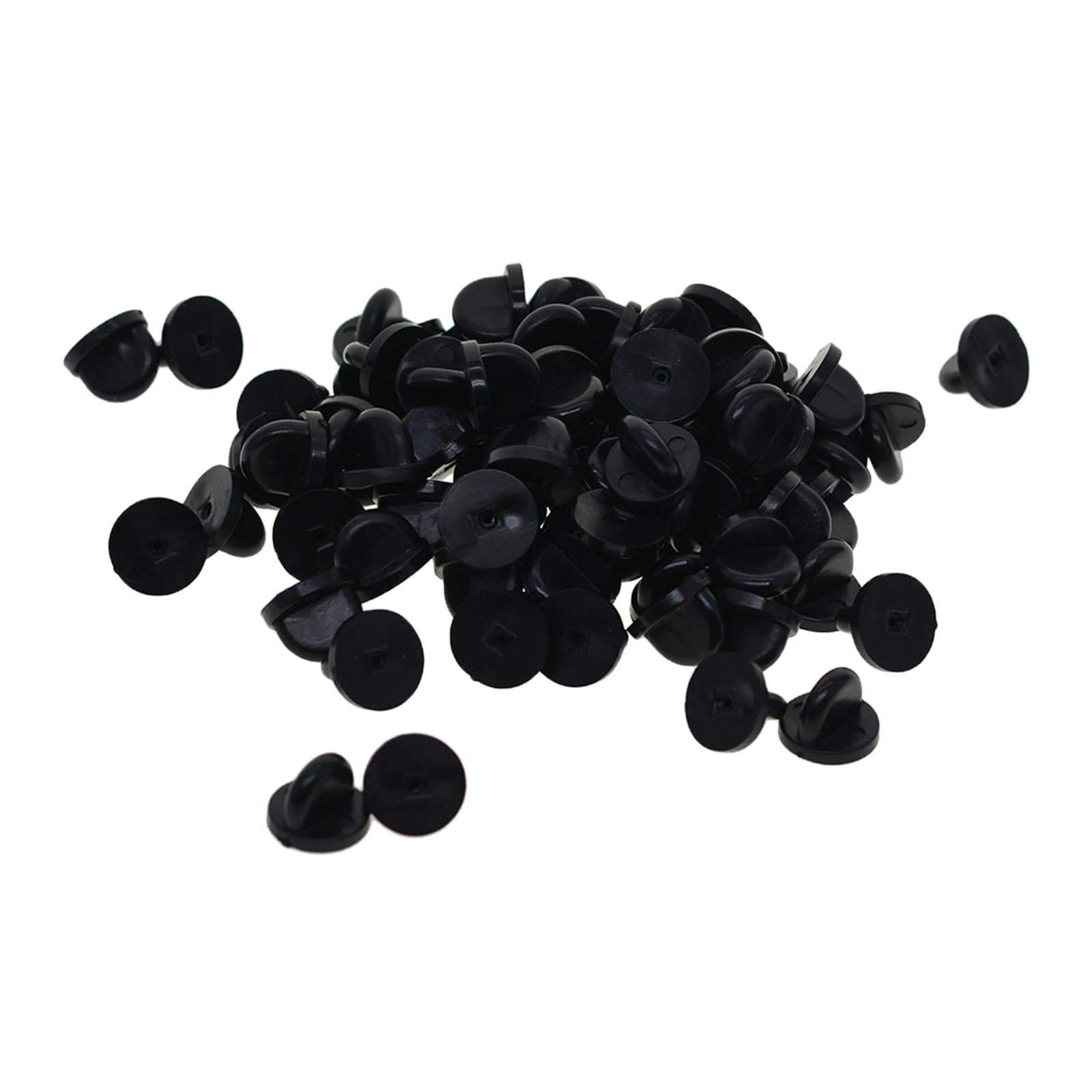 200Pcs Silicone Pin Backs Lapel Pins Backings for Enamel Pins Uniform ...