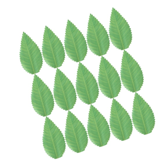 200Pcs Simulation Leaf Green Artificial Plants Decoration with Realistic Natural Effect