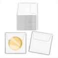 thumbnail image 1 of 200Pcs Single Pocket Coin Sleeves Holders Clear PVC Coin Protectors, 1 of 6