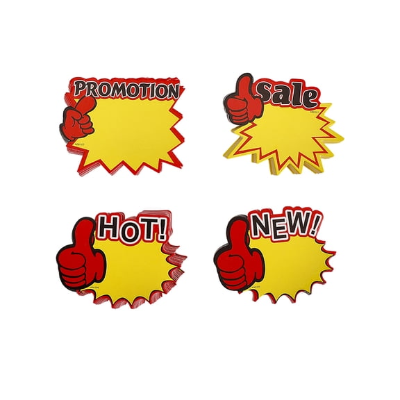 200Pcs Star Burst Signs