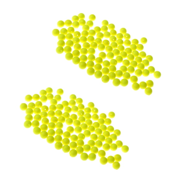 200Pcs Strike Indicator Fluorescent Fishing Floating Floats Bobbers Yellow