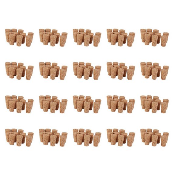200Pcs Tapered Corks Stoppers DIY Craft Art Model Building 22x17x35mm