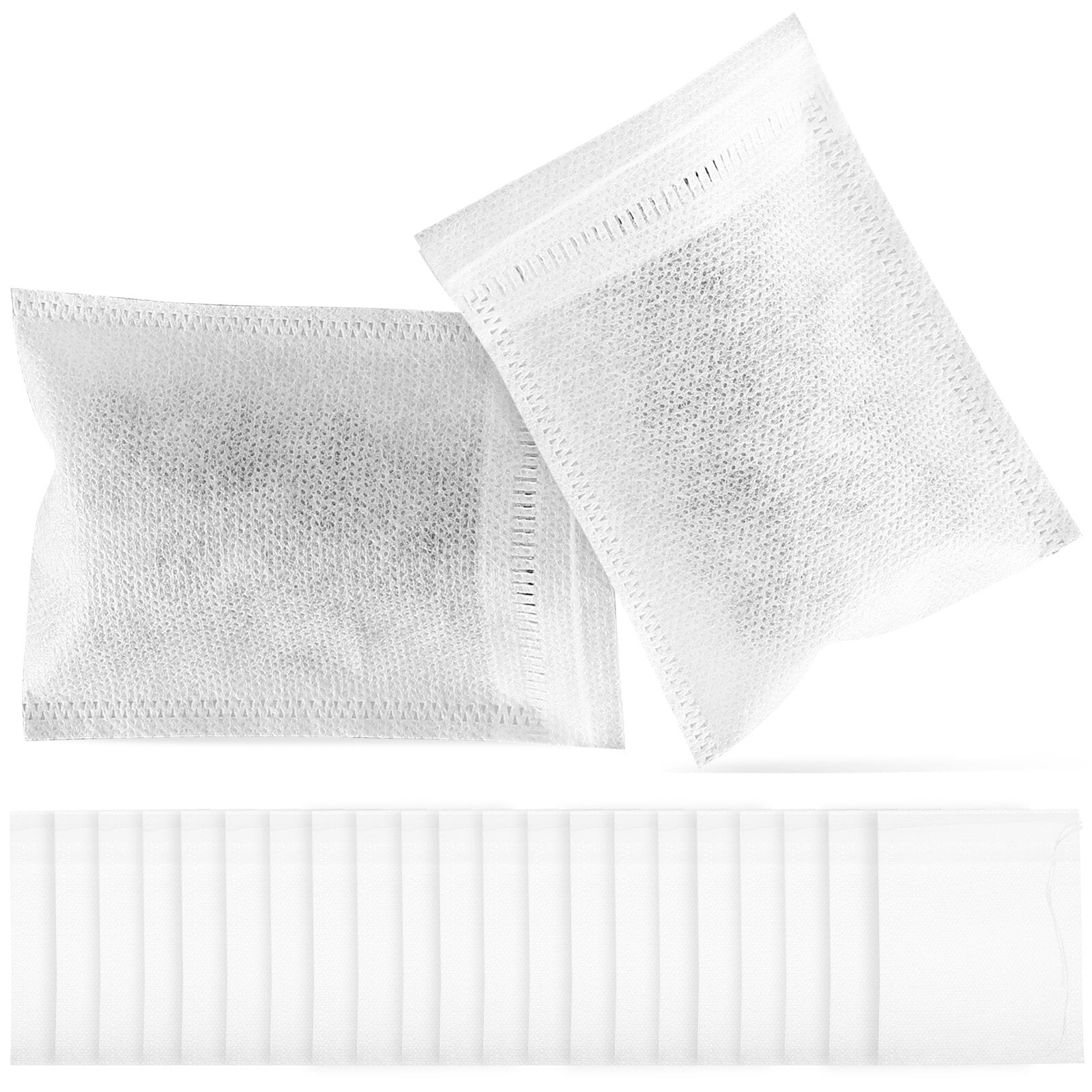 200Pcs Tea Filter Bags Empty Tea Bag with Drawstring for Loose Leaf Tea ...