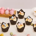 thumbnail image 1 of 200Pcs Tulip Cupcake Paper Trays C – Miyuadkai Oil Proof & High Temperature Baking Cups for Dessert Counter Decoration, Spring Baking Essential, 1 of 9