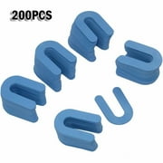 200Pcs U-Shaped Horseshoe Shims Tile Spacers Pp Level Wedges Positioning Clips