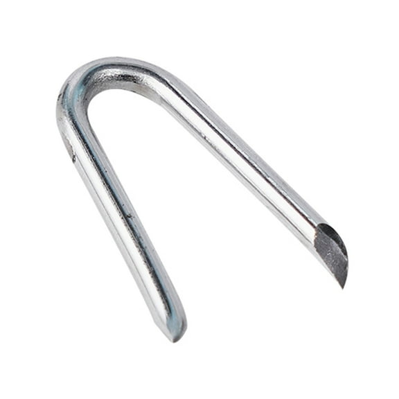 200Pcs UShaped Fastener Nails Chicken Wire Netting Fencing Staple UShaped Fence Staple Nails Fixing Nails Accessories