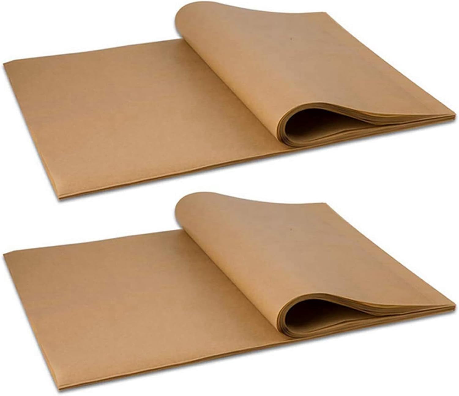 200Pcs Unbleached Parchment Paper, Precut Baking Liners Sheets Paper,12 x 16 Inch, Non-Stick, Water Proof