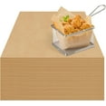 thumbnail image 1 of 200Pcs Unbleached Wax Paper Sheets for Food Basket Liners, 12 x 16 Inch, Precut Grease Proof Wrapping Paper for Food, Half Sheet Parchment Paper for Baked and Fried food, Not for High Heat, 1 of 5
