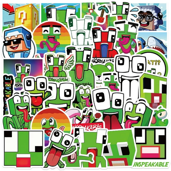 200Pcs Unspeak-able Stickers Waterproof Unspeak-able Vinyl for Laptop, Skateboard, Luggage Bottles Decor