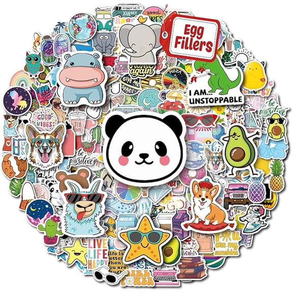 200Pcs Water Bottle Stickers for Kids Teens, Waterproof Vinyl Stickers, Stickers for Water Bottles, Teacher Prizes & Classroom Must Haves