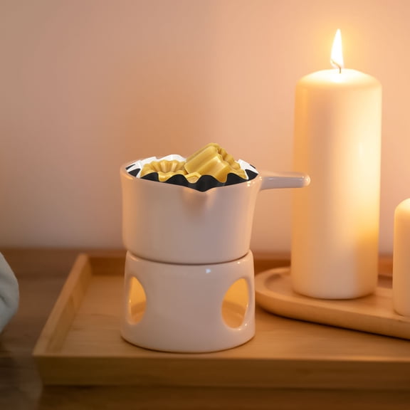 200Pcs Wax Melt Liners Reusable Wax Melt Cups Leakproof Candle Warmer Liners Tray Paper Holders for Plug Warmer Scented Candle