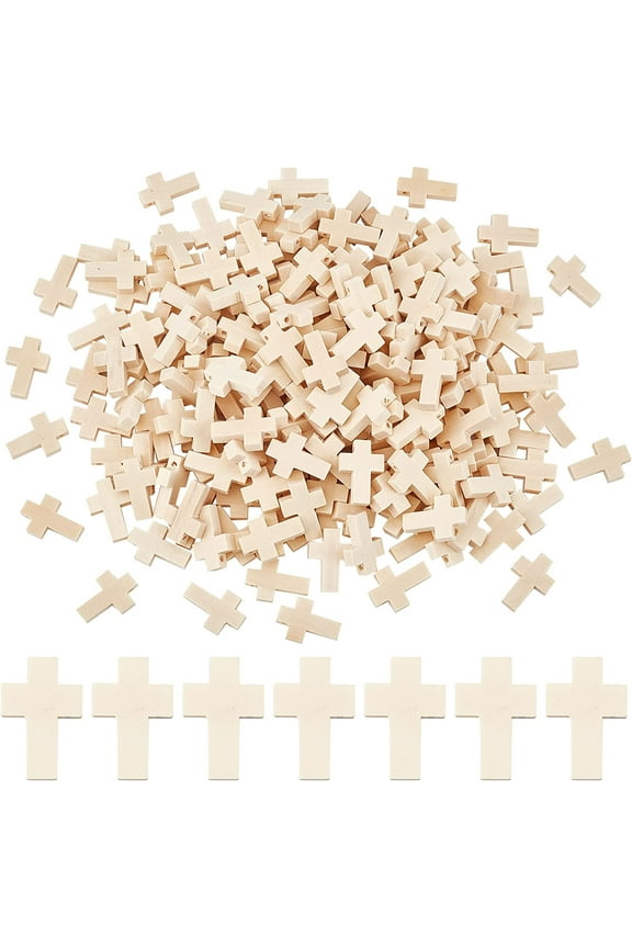 200Pcs Wood Charm Natural Wooden Small Charms with Hole for Easter Holidays Necklace Jewelry Making DIY Craft Thanksgiving Gift Handmade Accessories 0.87 Inch Cornsilk