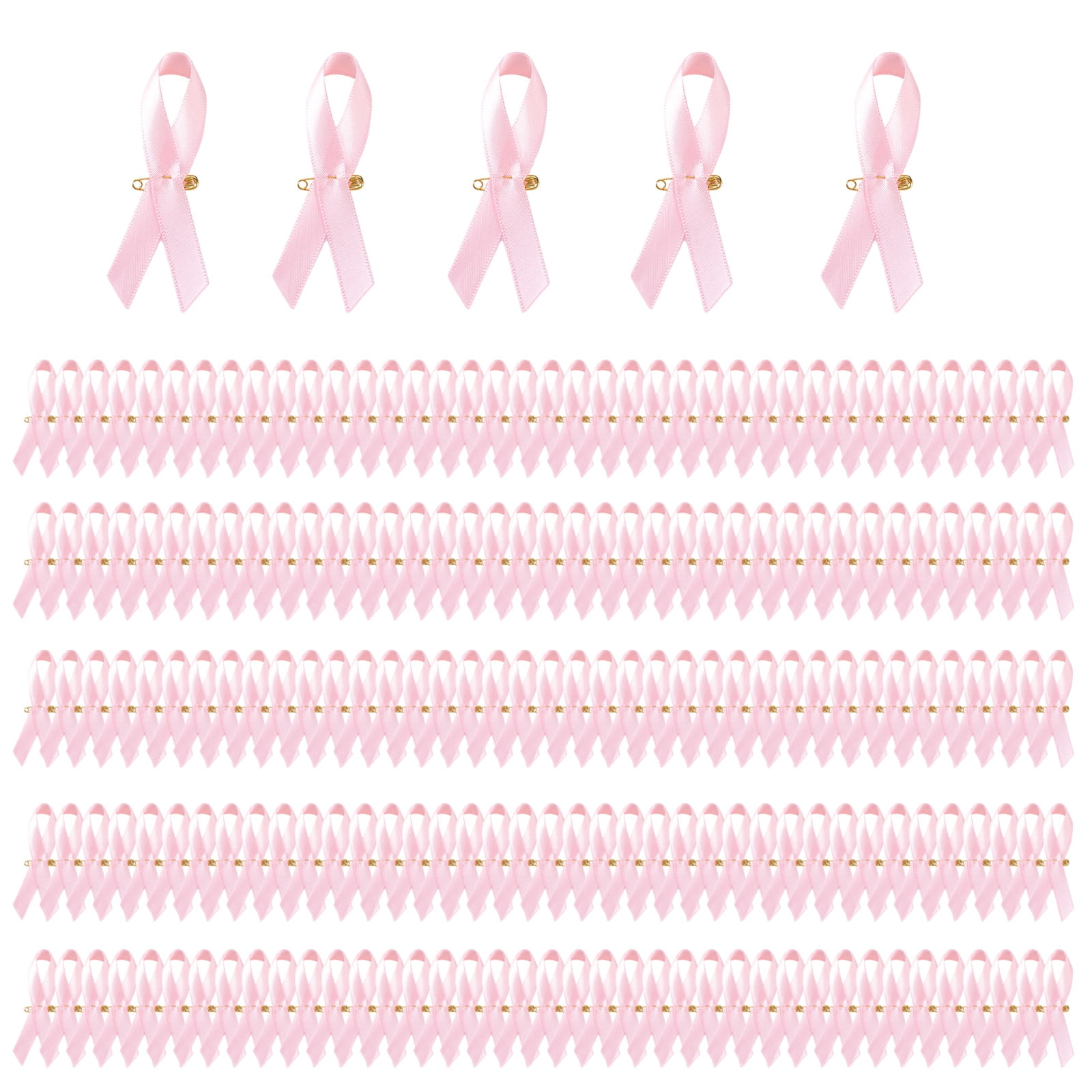 Selctive Service Ribbons 200Pieces Assorted Public Welfare Ribbon Brooches Charity Ribbon Pins ...