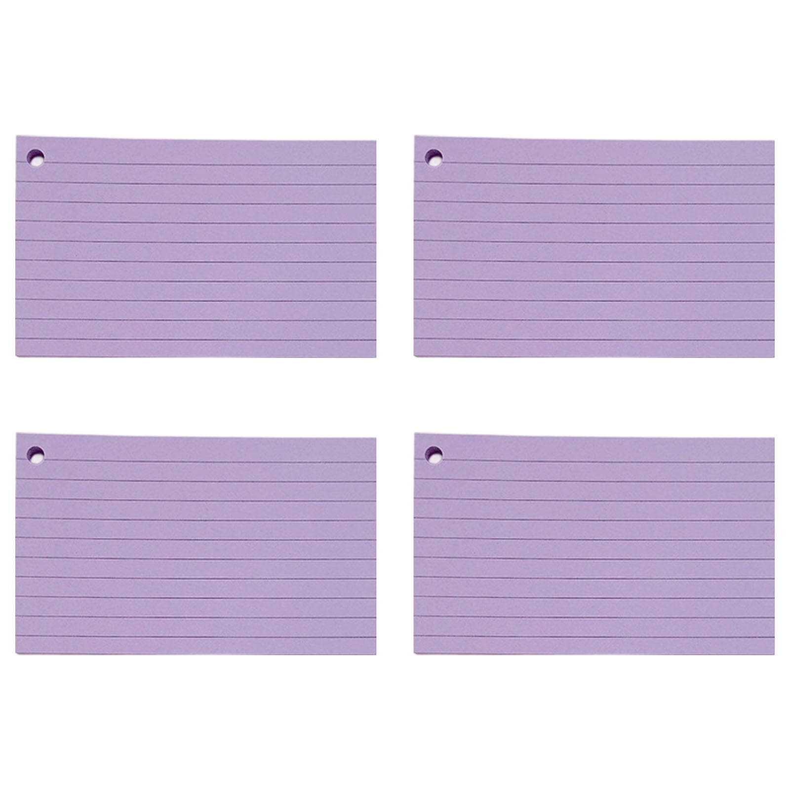 200Sheets Colored Notecards with Metal Rings for NoteTaking Journaling ...