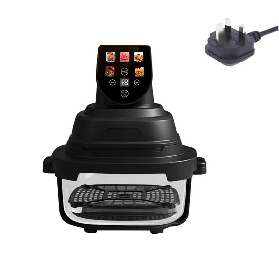 200V Electric Oven Glass Air Fry Machine Kitchen Baking Steaming Chip Barbecue Machine Multifunctional Air Fry Oven