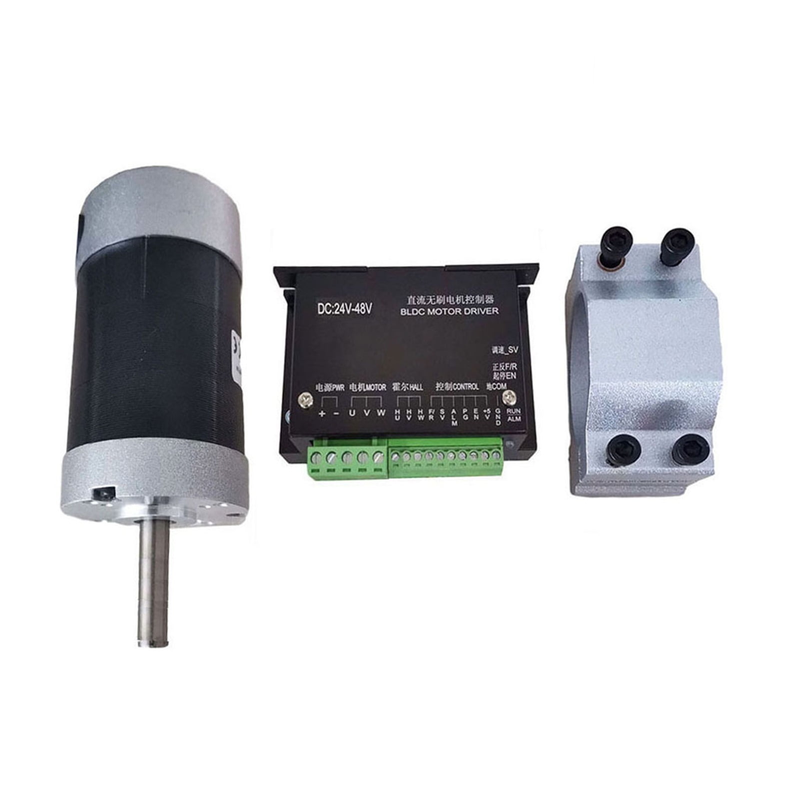 200W/0.2KW /Optical Axis Brushless DC Spindle Motor+55MM Clamp ...