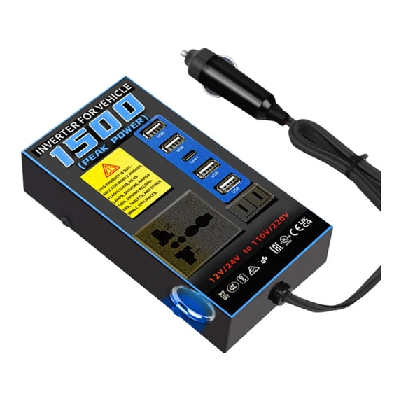 200W 12V 24V To 110V 220V Car Power Inverter Converter Adapter Having ...