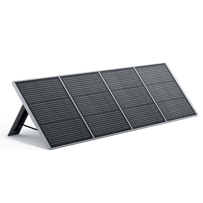 200W 22V Portable Solar Panel with Adjustable Kickstand, Waterproof ...