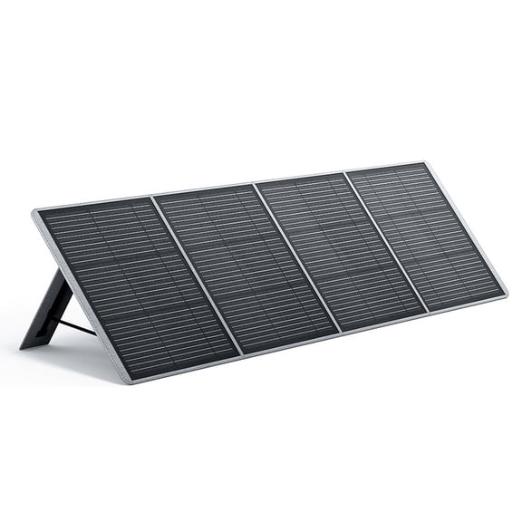 200W 22V Portable Solar Panel with Adjustable Kickstand, Waterproof & Foldable for Camping, RV, Emergency