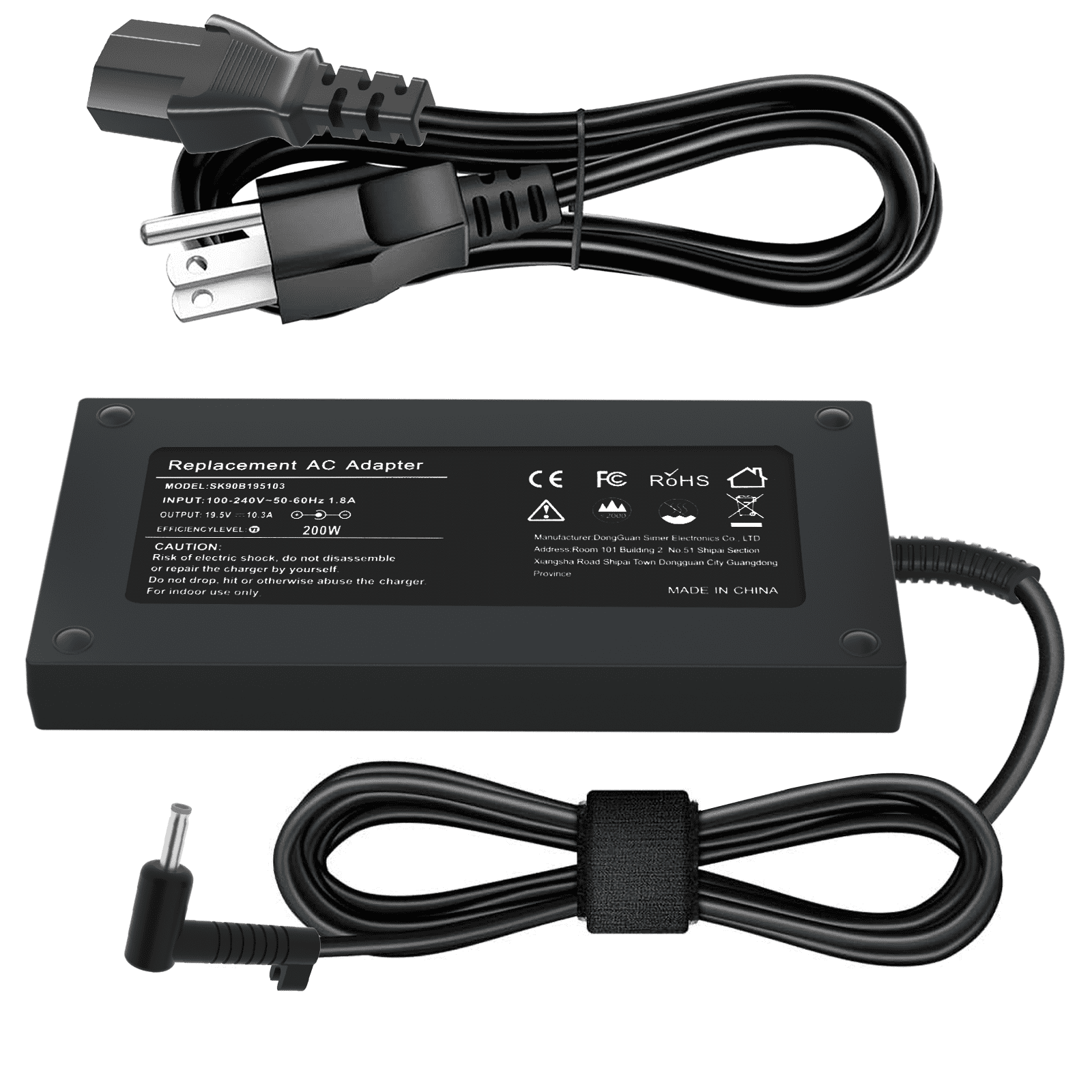 200W AC Charger for HP Omen 15 17 Zbook 15 17 Pavilion Gaming 15