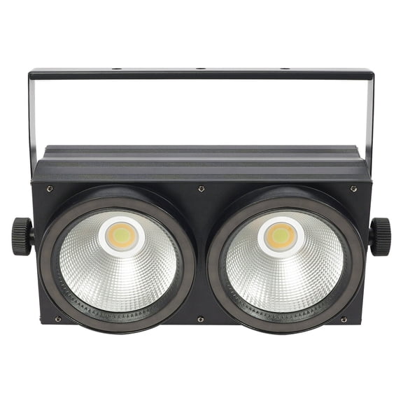 200W COB Par Light - DMX512 LED Stage Light with RGB Effects, Voice Control & Cooling System (Black)