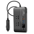 200W Car Power Device. Transforms 12V To 110V/220V AC. Has PD 18W USB C