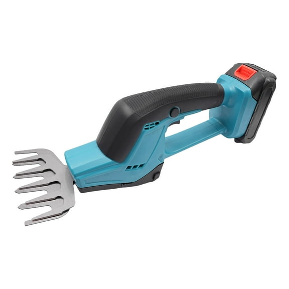 200W Cordless Hedge Trimmer, 2-in-1 Electric Shrub Trimmer & Handheld Grass Shear,2*21V 1500mAh Lithium Batteries for Farm Orchards, Lawns, Villa Yards