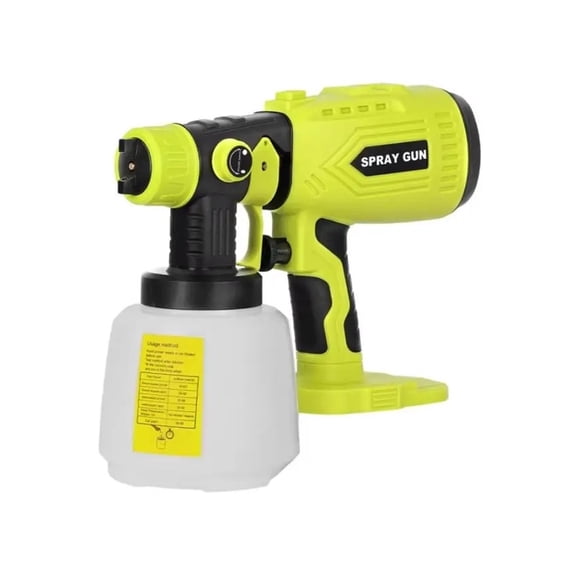 200W Cordless Paint Sprayer , 4 Nozzles, 3 Patterns, 1000ML Container, Handheld Spray Gun ,Flexible