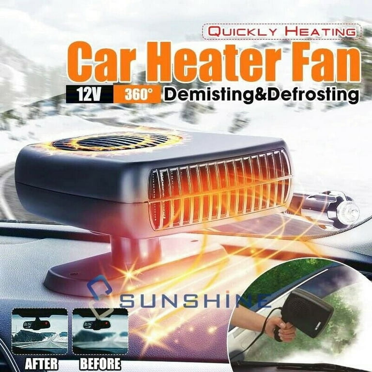 Heater Defroster Automotive Space Heater 12/24V 500W Portable Auto