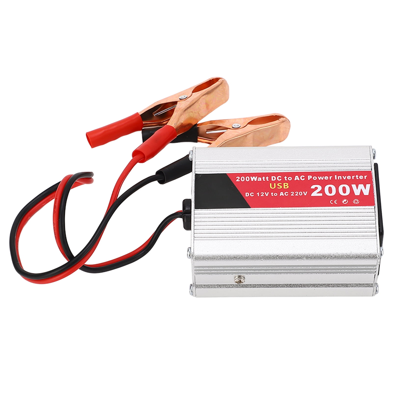 200W DC12V to AC220V Power Inverter Safe Protection Car Converter with