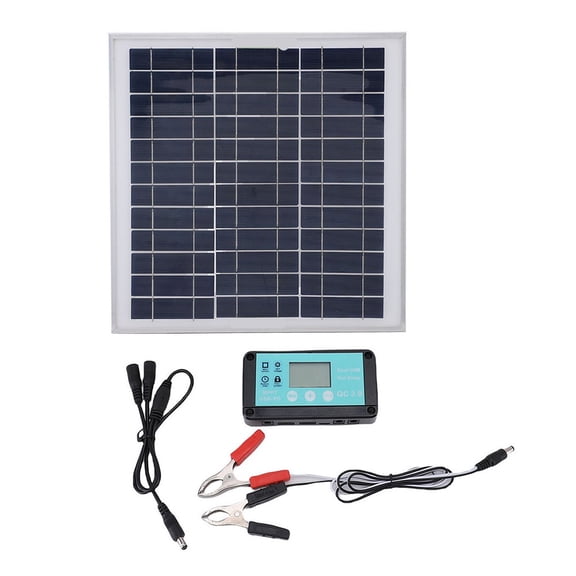 200W Dual-Panel Solar Kit With 10A Controller - Efficient & Portable Power