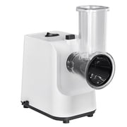200W Electric Cheese Grater, 5-in-1 Salad Maker Vegetable Slicer & Shredder, Stainless Steel for Fruits Cheese