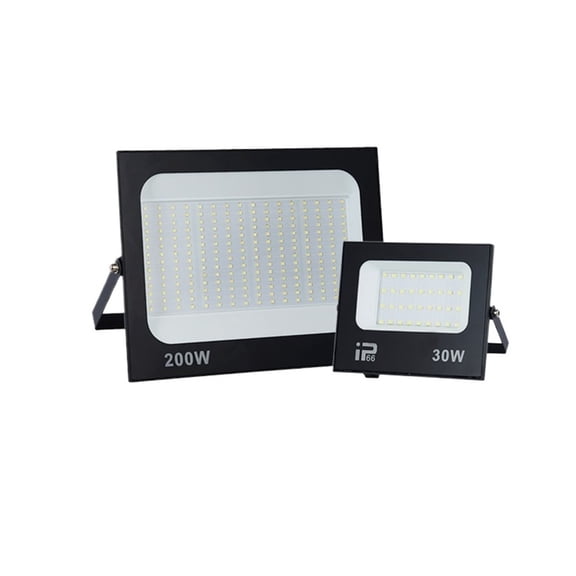 200W Flood Light LED Outdoor Spotlights Tempered Glass 220 Floodlight IP66 Waterproof LED Projector Garden Light Garage Light
