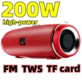thumbnail image 1 of 200W High Power Caixa De Som Bluetooth Portable Bass Outdoor Wireless Audio 3D Surround Bluetooth Speaker TWS/FM/Voice Prom, 1 of 6
