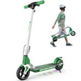thumbnail image 1 of 200W Kid Electric Scooter for Age 6-14 with 3 Speeds(5/8/12 Mph), LED Display, Colorful Lights, Gift for Kid, Green, 1 of 11