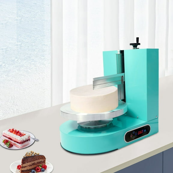 200W LCD Display Smooth Cream 4-12'' Adjustable Birthday Cake Decorating Machine