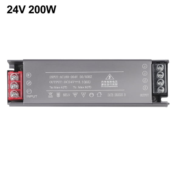 200W LED Driver Light Strip Switching Power Supply 220V to 24V LED Transformer