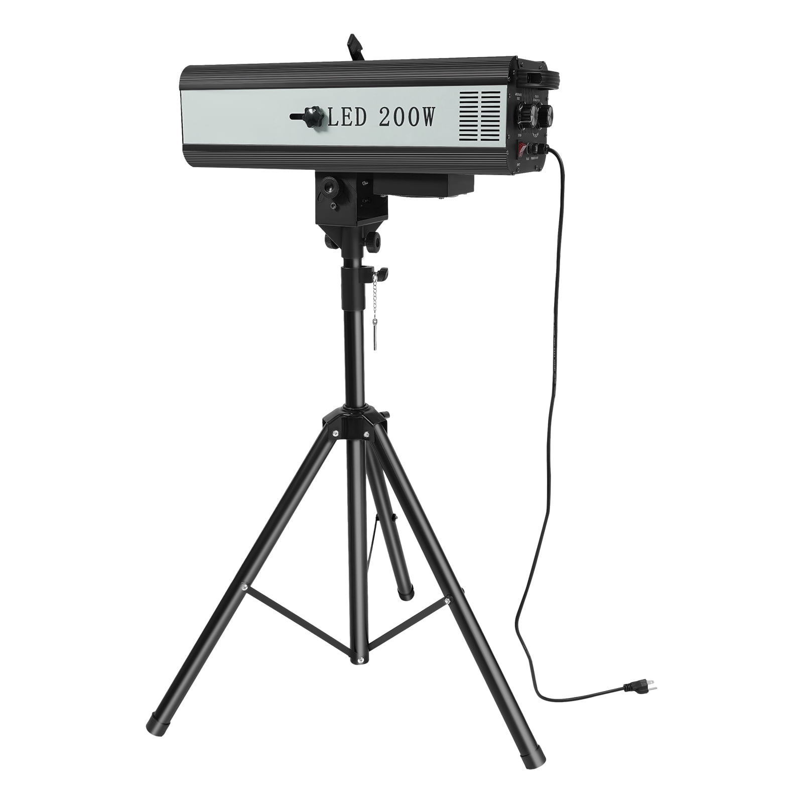 200W LED Follow Spot Light Wedding Party Stage Light Manual Control w/Stand