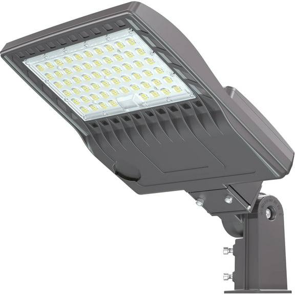 200W LED Shoebox Pole Light with Photocell - Slipfitter Mount, 28000LM, 5000K, IP65, Ideal for Tennis Courts, Driveways, and 720W MH/HID Replacement without photocell