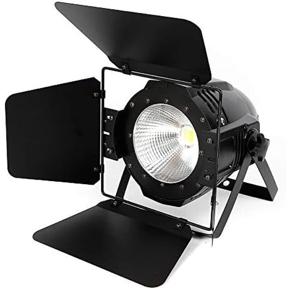 200W LED Stage Par Light, DJ Lighting Warm White/Cool White Stage Light DMX-512 for Weddings, Parties, Concerts, Plays, Studios, Clubs, Discos, Events (US Stock)$$Music