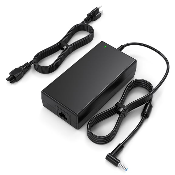 200W Laptop Charger Compatible with HP Laptop Computer - Compatible with Stream 11 13 14, Pavilion x360 11 13 15 17, Envy, ProBook, EliteBook, Spectre, Notebook 14 15 Power Supply Cord Blue Tip