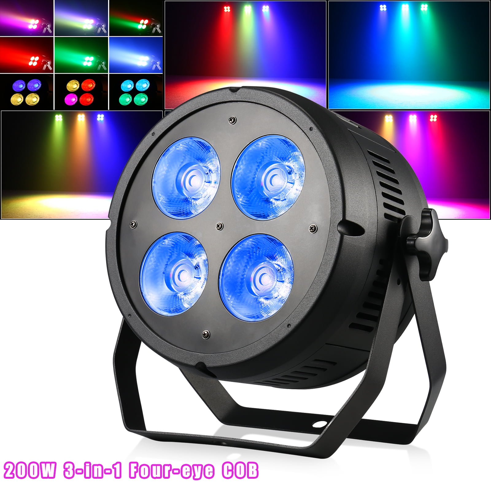 200W RGB 3in1 COB LED Stage Light for Bars Birthday Disco Clubs KTV