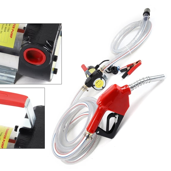 200W Self-priming Diesel Pump Suction Pump Kit Diesel Transfer Pump Universal Diesel Vehicle Models