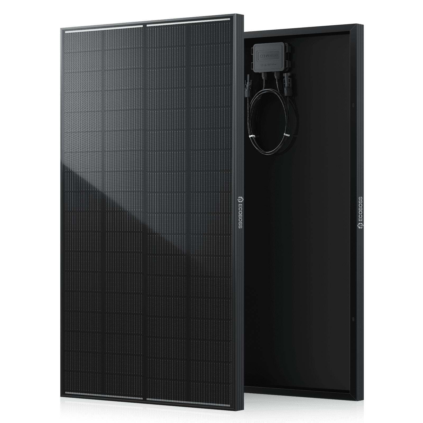 ECOBOSS 200W Pro N-Type 16BB Monocrystalline Solar Panel, High Output 12V IP68 Waterproof Module for RV Marine
