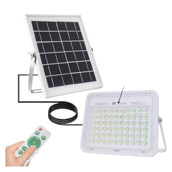 200W Solar Spotlight Flood Light Bright Outdoor Remote Control Solar LED Street Light Floodlight Panel Solar Flood Light