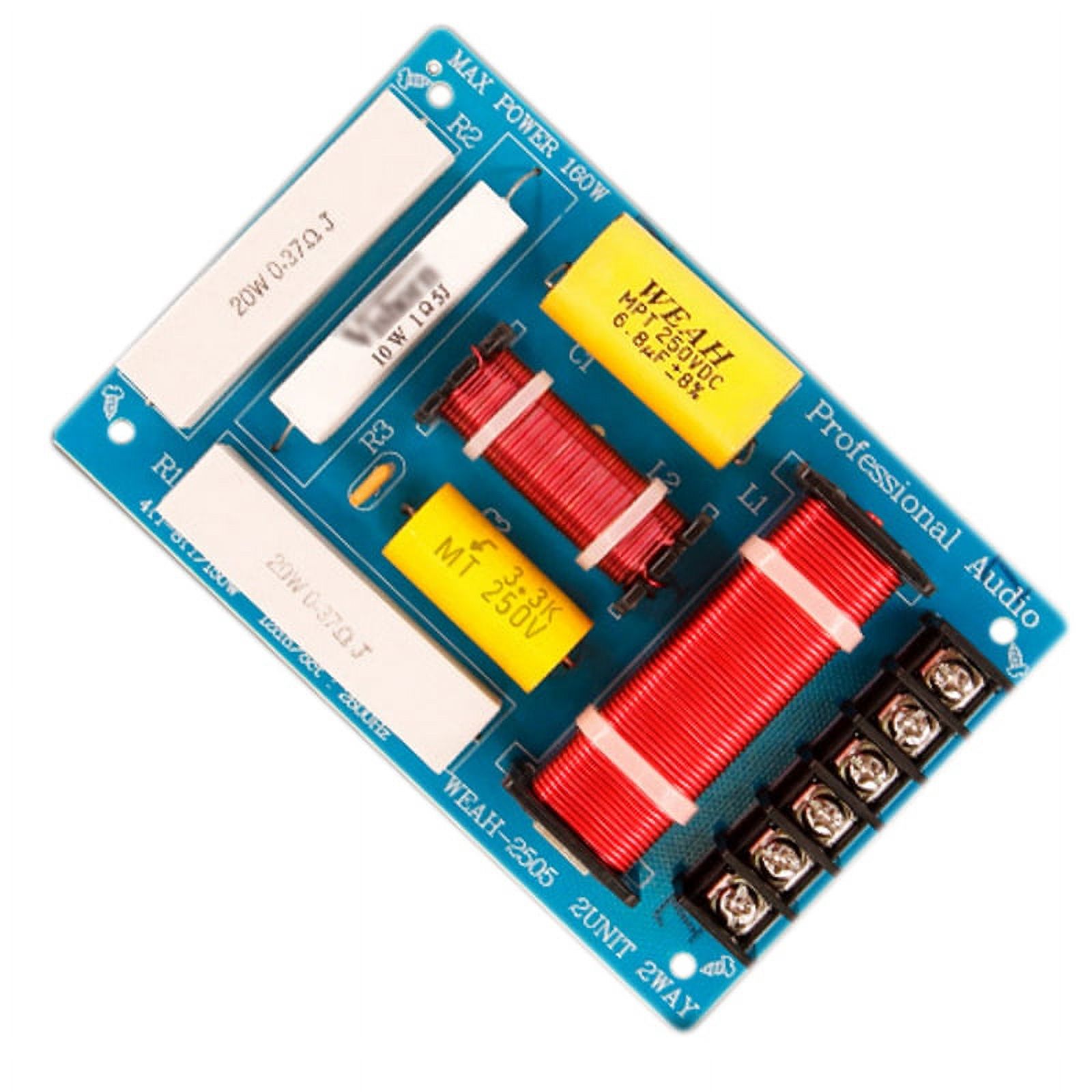 200W Speaker Crossover 2 Way HighLow 8 Ohm Frequency Divider for 10