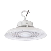 200W UFO LED High Bay 28000 Lumens 4000K 120-277v 0-10V Dimmable White Finish
