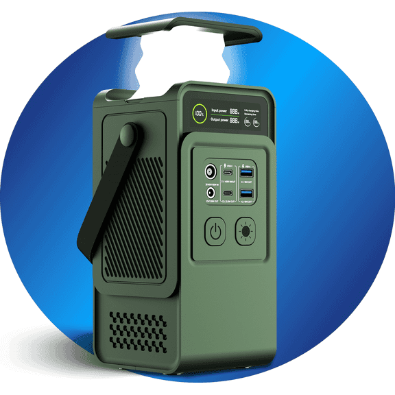 200W watt Power Bank, 200Wh LiFePO4 Battery, Portable Power Station -140W Ultra-Fast Charging, Solar Charging Compatible, for Camping, RVs, and Emergency Situations,same to c300 dc