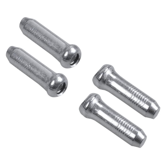200X Bicycle Bike Shifter Brake Cable Tips Caps End Crimp Silver,100 x Brake Caps,silver