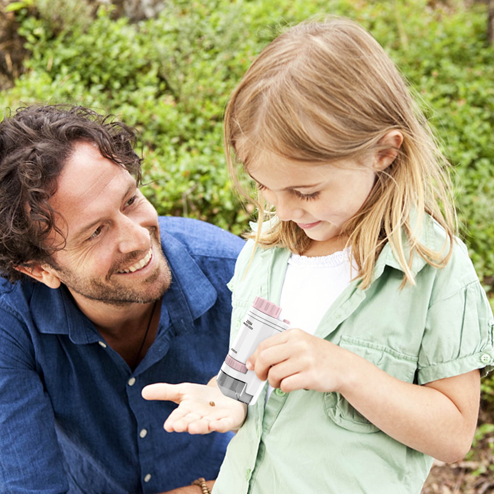 200X Children's Portable Microscope Outdoor Handheld Primary and Middle